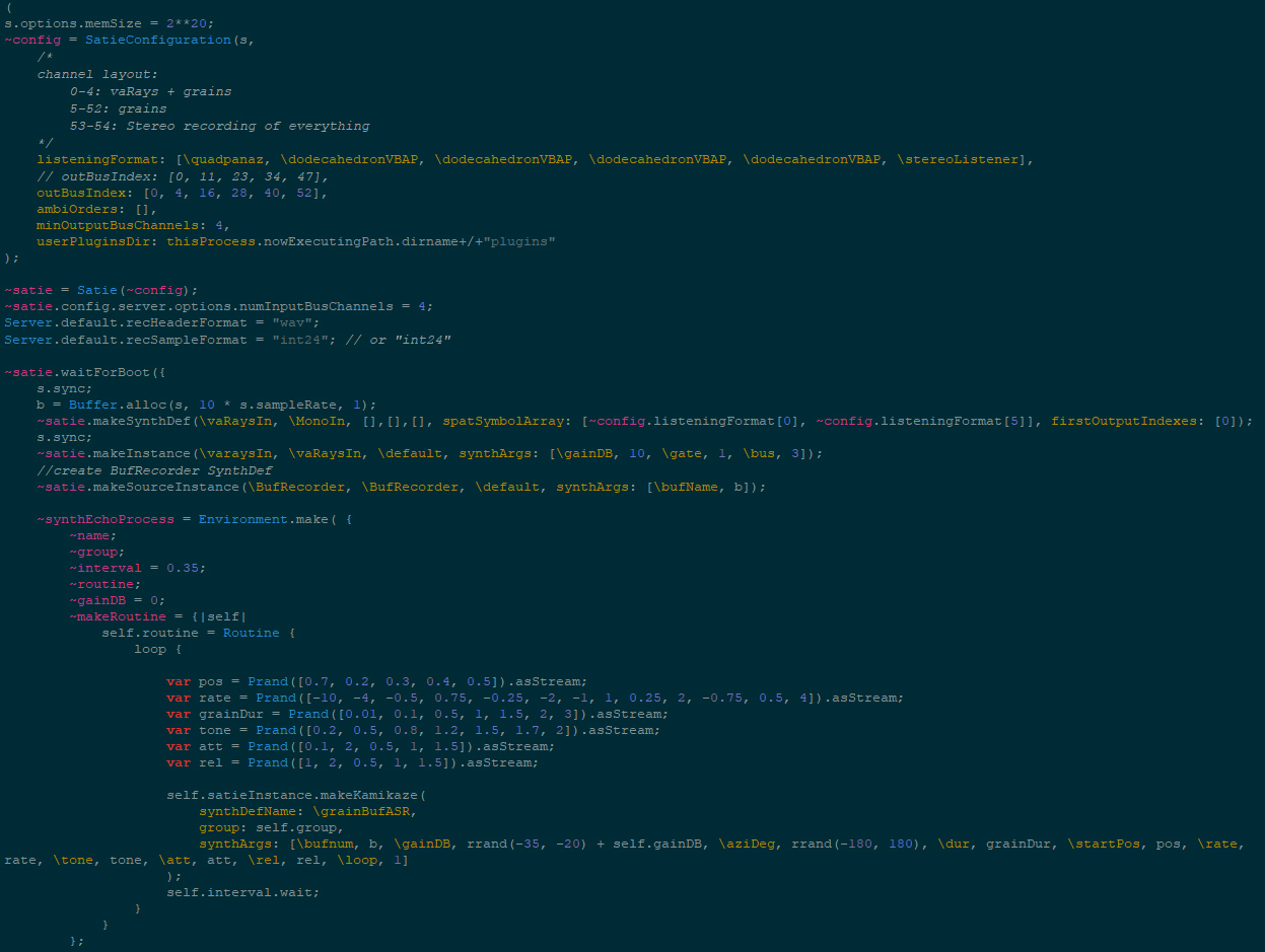 SuperCollider code for Solace